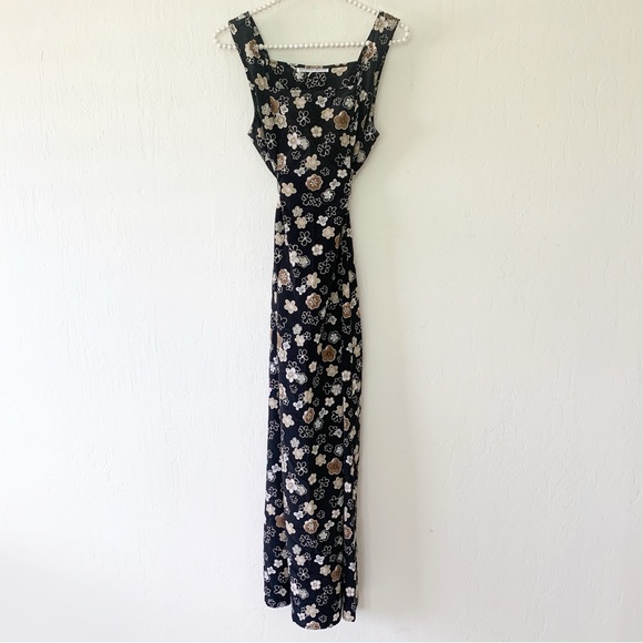 Jonathan Martin Square Neckline Floral Midi/Maxi Dress - Picture 2 of 6